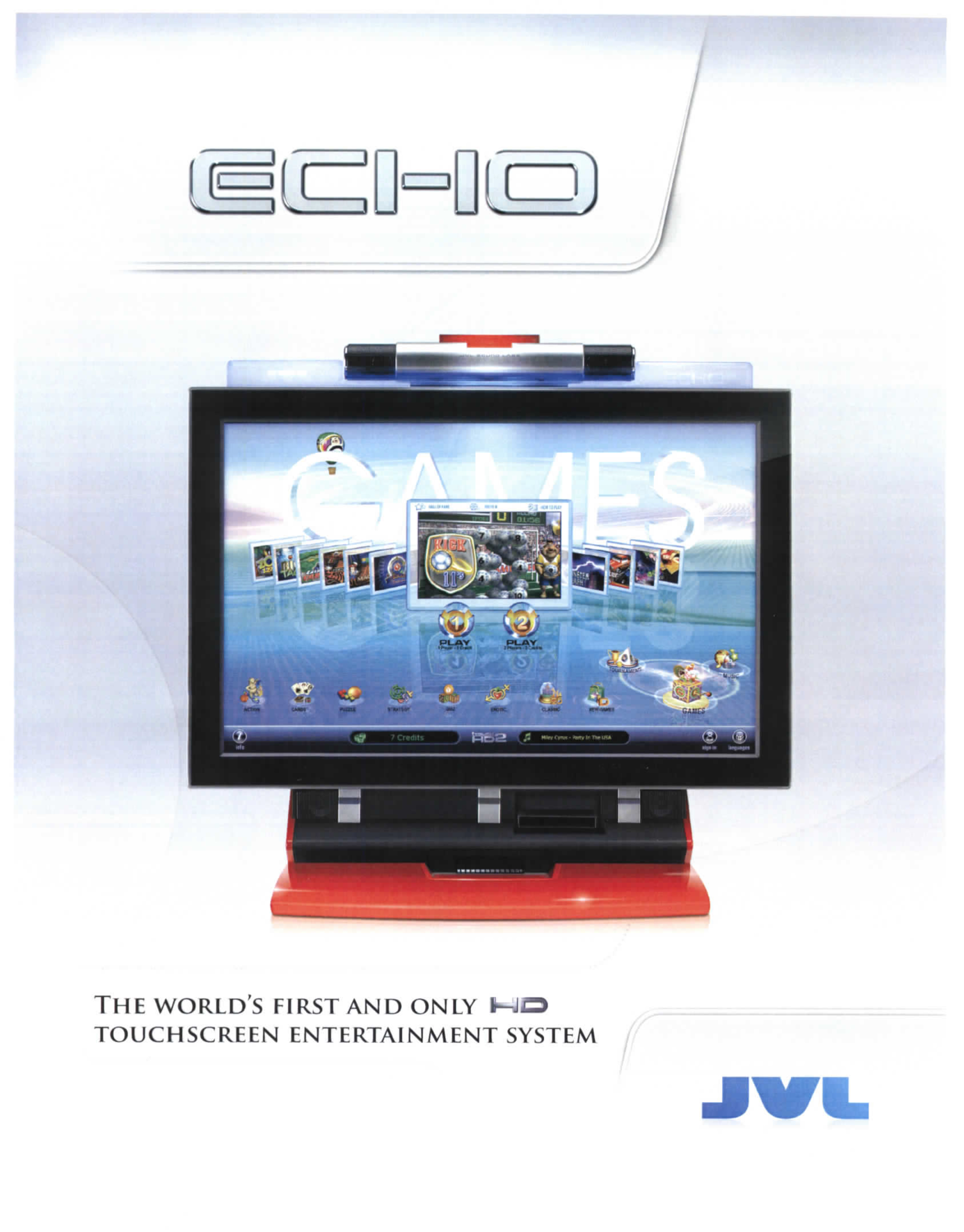 JVL Echo HD3 touchscreen Video Game $ 2698